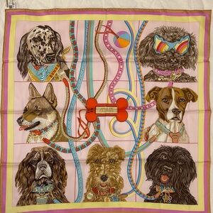 NWT Hermès Jour de Casting 70cm Vintage Silk Scarf, Delivered in Hermès Box